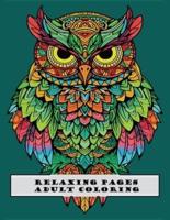 Relaxing Pages, Adult Coloring Book