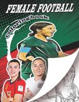 Female Football Coloring Book