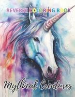 Mythical Creatures Reverse Coloring Book