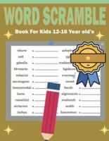 Word Scramble Book For Kids 12-16 Year Old's