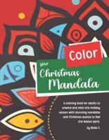 Color Your Christmas Mandala