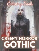 Creepy Horror Gothic Coloring Book