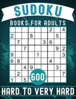 Sudoku Books for Adults Hard to Very Hard Large Print With Answers