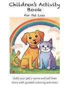 Activity Book For Pet Loss