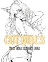 Cat Girls Sexy Anime Coloring Book