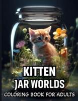 Kitten Jar World Coloring Book For Adults