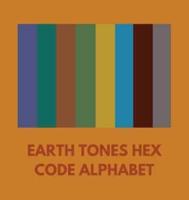 Earth Tones Hex Code Alphabet