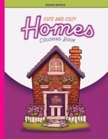 Cute and Cozy Homes Coloring Book