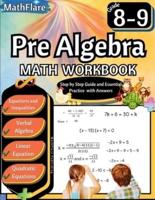 Pre Algebra Workbook 8th and 9th Grade