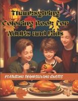 Thanksgiving Coloring Book for Adults and Kids