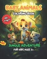 Baby Jungle Animals Coloring Books