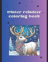 Magical Winter Reindeer Coloring Book
