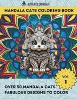 Mandala Cats Coloring Book