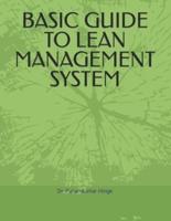 Basic Guide to Lean Management System