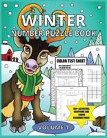 Winter Number Puzzle Book