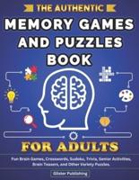 The Authentic Memory Games and Puzzles Book For Adults