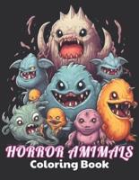 Horror Animals Coloring Book for Adult