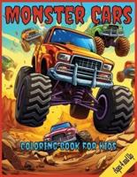 Monster Cars Coloring Book for Kids