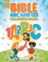 Bible ABC and 123 Coloring Book