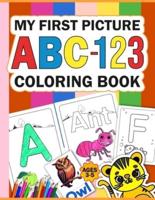 My First ABC & 123 Coloring Book