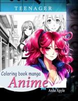 Teenager Anime Coloring Book Manga