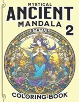 Mystical Ancient Mandala Statue Coloring Book