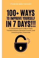 100+ Ways to Improve Yourself in 7 Days