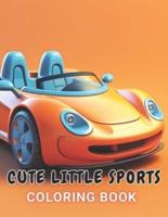 Cute Little Sports Car Coloring Book