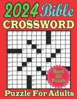 2024 Bible Crossword Puzzle for Adults