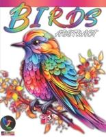 Abstract Birds Coloring Book