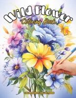 Wild Flower Coloring Book