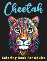 Cheetah Coloring Book For Adults