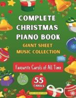 Complete Christmas Piano Book Giant Sheet Music Collection
