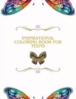 Inspirational Coloring Book With Quotes