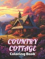 Country Cottage Coloring Book For Adults