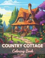 Country Cottage Coloring Book For Adults