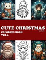 Cute Christmas Coloring Book, Volume 2