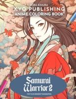 Anime Coloring Book Samurai Warrior 2
