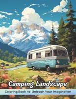 Camping Landscape Coloring Book