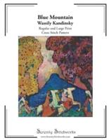 Blue Mountain Cross Stitch Pattern - Wassily Kandinsky