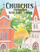 Churches Coloring Book With Bible Verses