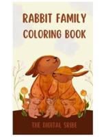 Rabbit Family Coloring Book