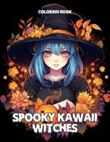 Spooky Kawaii Witches Coloring Book