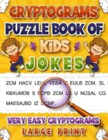 Cryptogram Puzzle Book of Kids Jokes