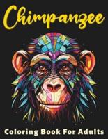 Chimpanzee Coloring Book For Adults