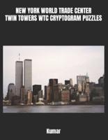 New York World Trade Center Twin Towers Wtc Cryptogram Puzzles