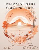 Minimalist BOHO Coloring Book