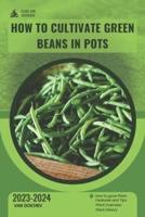 How to Cultivate Green Beans in Pots