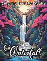 Waterfall Coloring Book For Adults