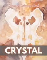 Crystal Reverse Coloring Book